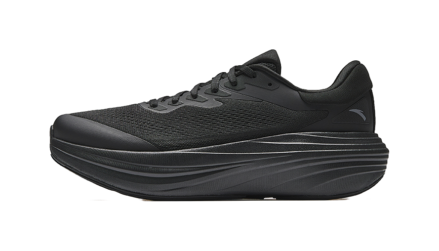 Anta Travel Steps 2s Slip Resistant Abrasion Resistant Low top Casual Running Shoes Men's Black 