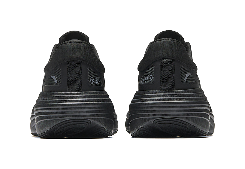 Anta Travel Steps 2s Slip Resistant Abrasion Resistant Low top Casual Running Shoes Men's Black 