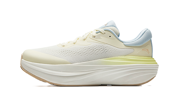 Anta Travel Steps 2s Slip Resistant Abrasion Resistant Low top Casual Running Shoes Women's White 