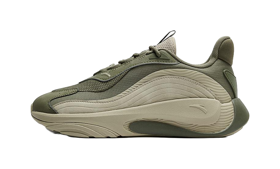 Anta Trendy Worship 4.0 Cushioning, Wear Resistant Low top Casual Shoes Men's Forest Green, Green 