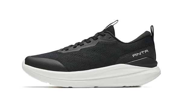 Anta Variety Training Collection Anti Slip Wear Resistant Low Top Training Shoes Mens Black 