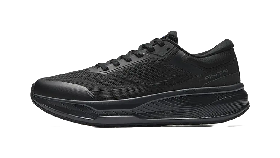 Anta Variety Training Collection Cushioning And Abrasion Resistant Coverage Low Top Training Shoes Mens Black 