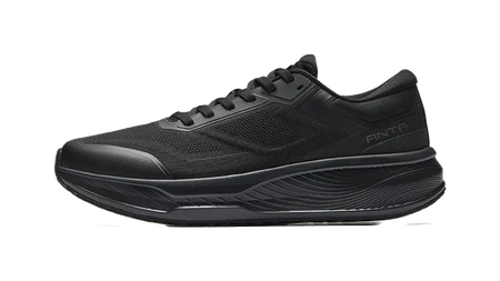 Anta Variety Training Collection Cushioning And Abrasion Resistant Coverage Low Top Training Shoes Mens Black 