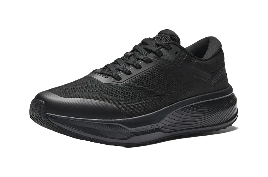 Anta Variety Training Collection Cushioning And Abrasion Resistant Coverage Low Top Training Shoes Mens Black 