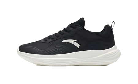 Anta Variety Training Collection Lightweight Cushioning Support Low-Top Training Shoes Mens Black Ivory White  vjsneaker.com