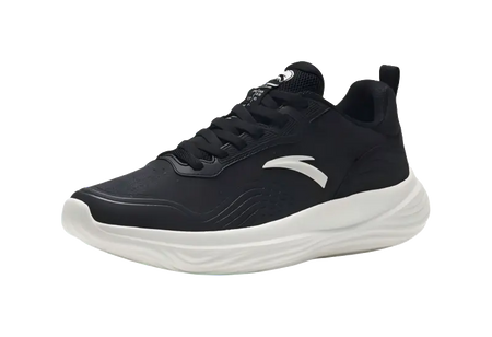 Anta Variety Training Collection Lightweight Cushioning Support Low-Top Training Shoes Mens Black Ivory White  vjsneaker.com