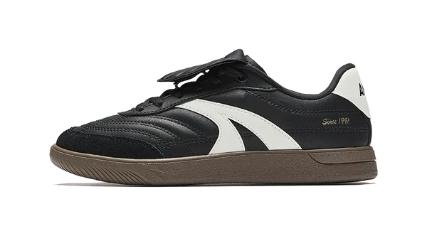 Anta Wear resistant, Lightweight, Breathable, And Non slip. Low top Skateboard Shoes Women's Black White 