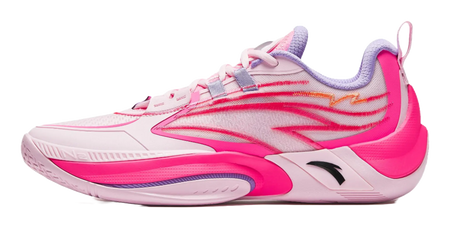 Anta Zap 1 V2 Family Above All Cushioning, Wear Resistant Low top Basketball Shoes Mens Pink Purple 