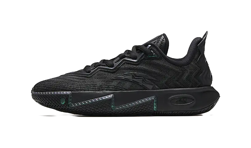 Antakids Abrasion Resistant Low Top Childrens Basketball Shoes Black Teenagers  vjsneaker.com