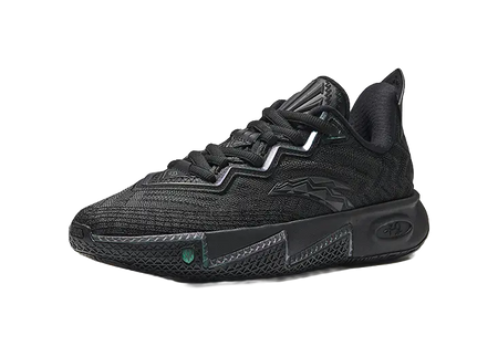 Antakids Abrasion Resistant Low Top Childrens Basketball Shoes Black Teenagers  vjsneaker.com