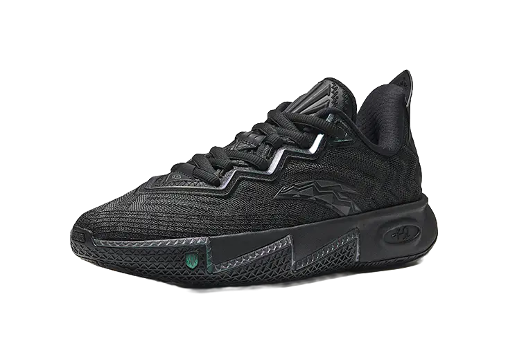 Antakids Abrasion Resistant Low Top Childrens Basketball Shoes Black Teenagers  vjsneaker.com