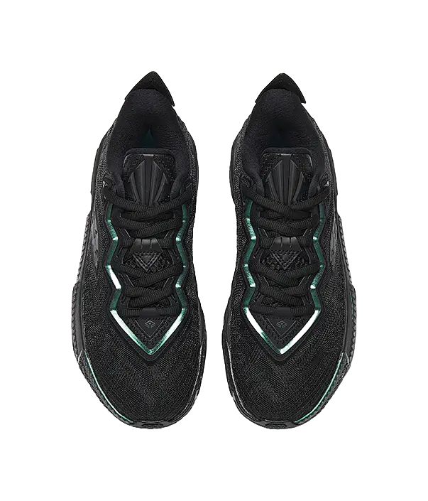 Antakids Abrasion Resistant Low Top Childrens Basketball Shoes Black Teenagers  vjsneaker.com