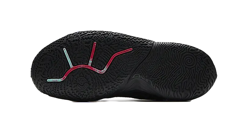 Antakids Abrasion Resistant Low Top Childrens Basketball Shoes Black Teenagers  vjsneaker.com