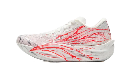 Antakids Anti-Slip Wear-Resistant Low-Top Kids Running Shoes White Red Silver Teenagers  vjsneaker.com