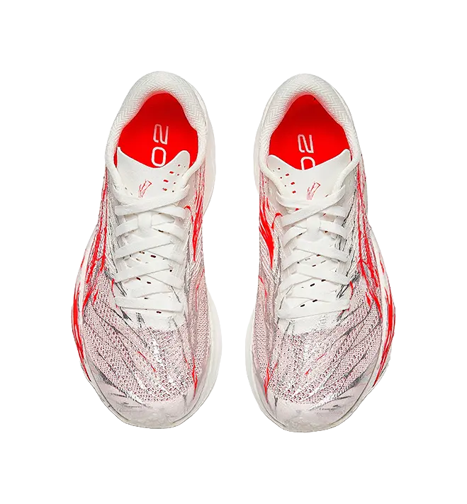 Antakids Anti-Slip Wear-Resistant Low-Top Kids Running Shoes White Red Silver Teenagers  vjsneaker.com