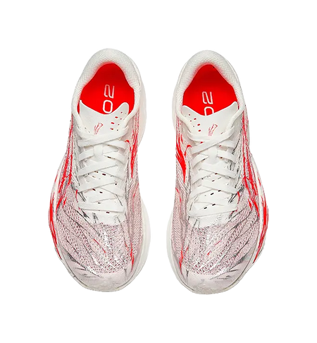 Antakids Anti-Slip Wear-Resistant Low-Top Kids Running Shoes White Red Silver Teenagers  vjsneaker.com