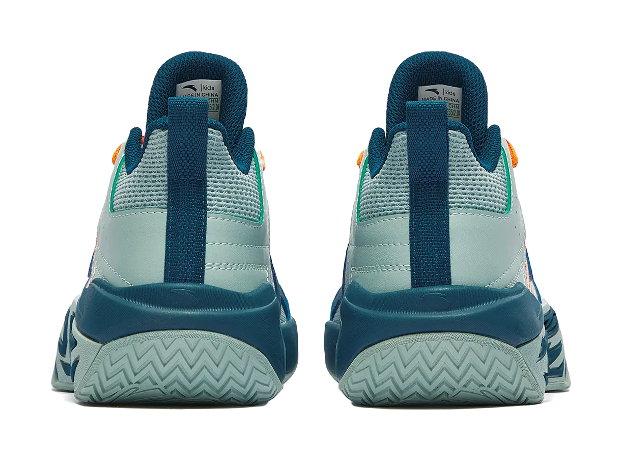 Antakids Cement Kryptonite Cushioning, Wear Resistant Low top Childrens Basketball Shoes Kids  vjsneaker.com