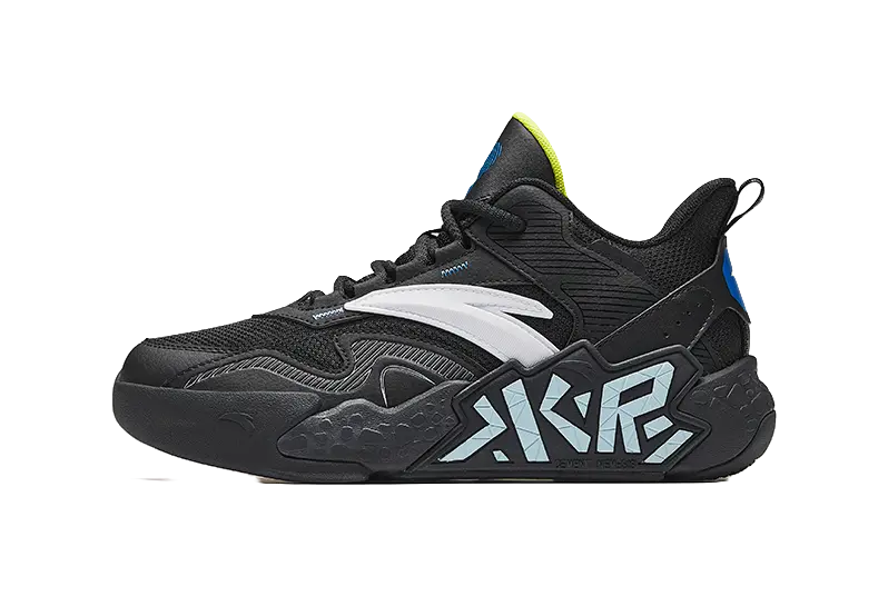 Antakids Cement Kryptonite Slip Resistant, Abrasion Resistant, Breathable Low Top Childrens Basketball Shoes  vjsneaker.com