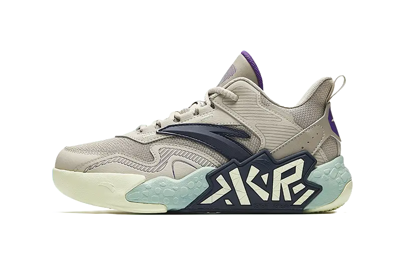 Antakids Cement Kryptonite Slip Resistant, Abrasion Resistant, Breathable Low Top Childrens Basketball Shoes  vjsneaker.com