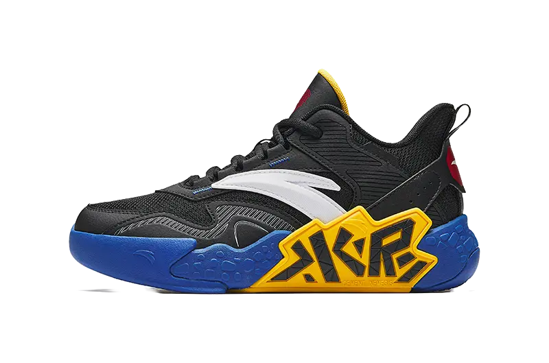 Antakids Cement Kryptonite Slip Resistant, Abrasion Resistant, Breathable Low Top Childrens Basketball Shoes  vjsneaker.com