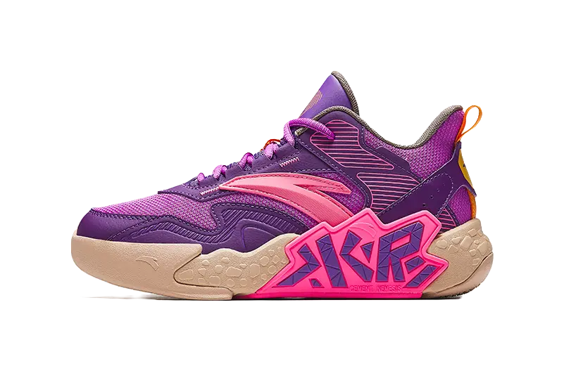 Antakids Cement Kryptonite Slip Resistant, Abrasion Resistant, Breathable Low Top Childrens Basketball Shoes  vjsneaker.com