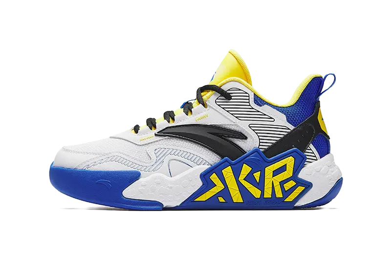 Antakids Cement Kryptonite Slip Resistant, Abrasion Resistant, Breathable Low Top Childrens Basketball Shoes  vjsneaker.com