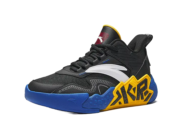 Antakids Cement Kryptonite Slip Resistant, Abrasion Resistant, Breathable Low Top Childrens Basketball Shoes  vjsneaker.com