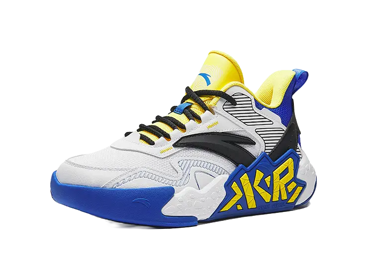 Antakids Cement Kryptonite Slip Resistant, Abrasion Resistant, Breathable Low Top Childrens Basketball Shoes  vjsneaker.com