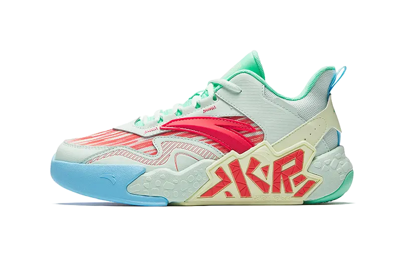 Antakids Cement Kryptonite Slip Resistant, Abrasion Resistant, Breathable Low Top Childrens Basketball Shoes  vjsneaker.com