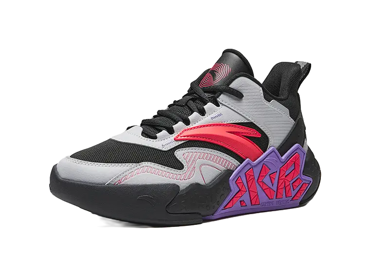Antakids Cement Kryptonite Slip Resistant, Abrasion Resistant, Breathable Low Top Childrens Basketball Shoes  vjsneaker.com
