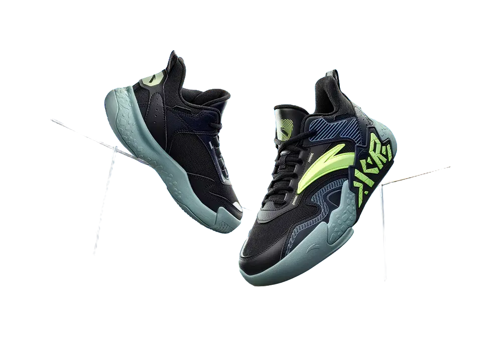 Antakids Cement Kryptonite Slip Resistant, Abrasion Resistant, Breathable Low Top Childrens Basketball Shoes  vjsneaker.com