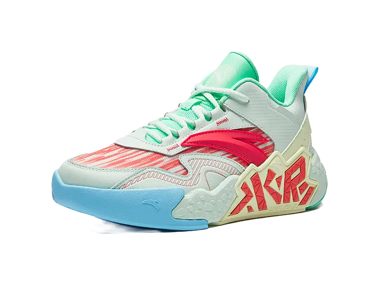 Antakids Cement Kryptonite Slip Resistant, Abrasion Resistant, Breathable Low Top Childrens Basketball Shoes  vjsneaker.com