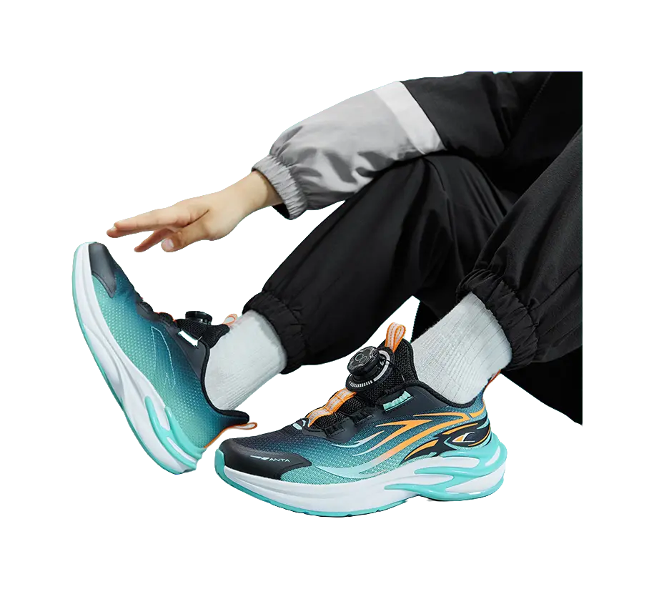 Antakids Chiyan Rebound Breathable Lightweight Cushioning Low top Kids Running Shoes Kids  vjsneaker.com