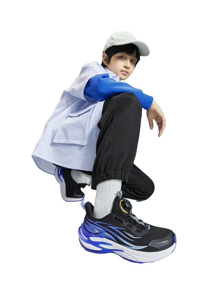 Antakids Chiyan Rebound Breathable Lightweight Cushioning Low top Kids Running Shoes Kids  vjsneaker.com