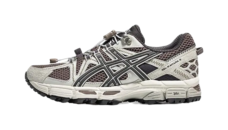 Asics Gel Kahana 8 FL Low Top Casual Trail Running City Commute Running Shoes Womens Brown Black  vjsneaker.com