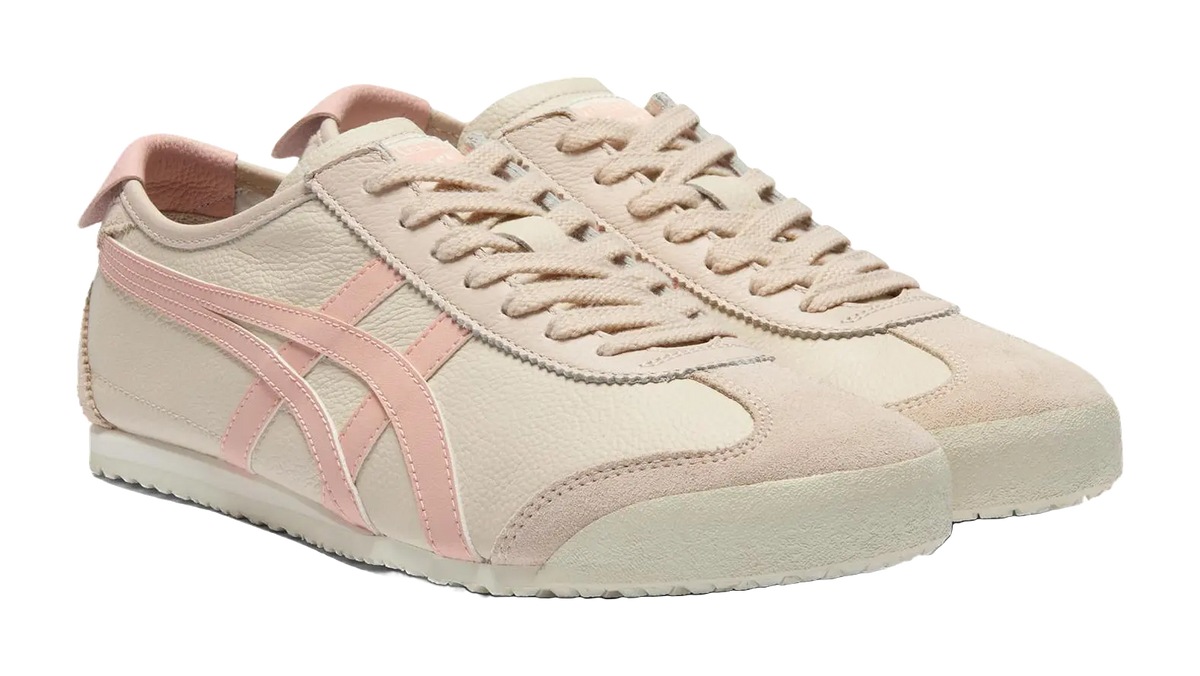 Asics Onitsuka Tiger Mexico 66 Oatmeal Ginger Peach Womens  vjsneaker.com