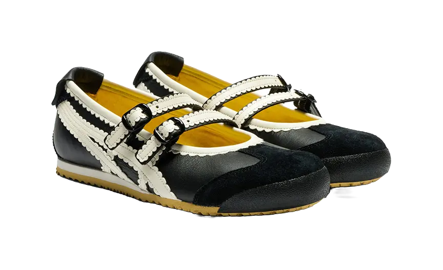 Asics Onitsuka Tiger Mexico 66 Tgrs Black Cream Womens  vjsneaker.com