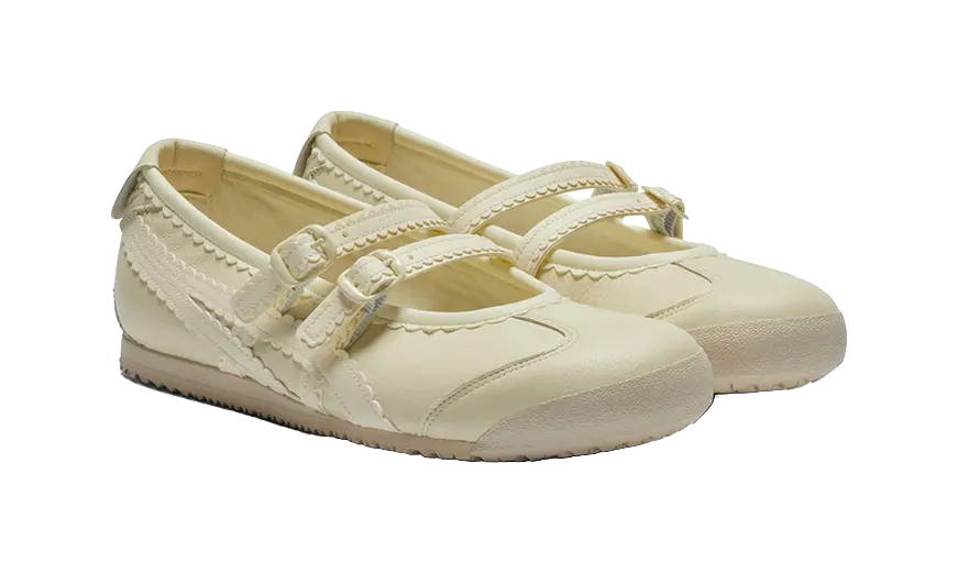 Asics Onitsuka Tiger Mexico 66 Tgrs Ivory Cream Womens  vjsneaker.com