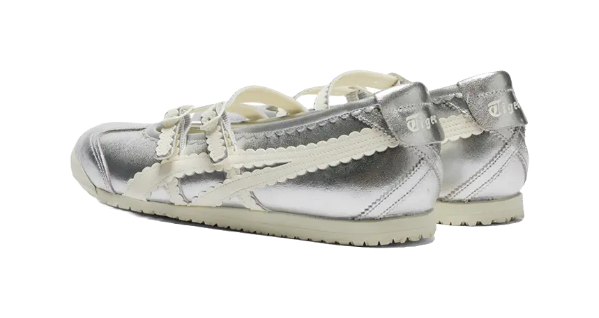 Asics Onitsuka Tiger Mexico 66 Tgrs Silver Cream Womens  vjsneaker.com