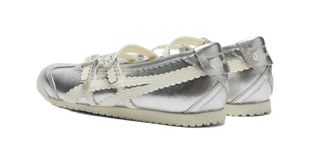 Asics Onitsuka Tiger Mexico 66 Tgrs Silver Cream Womens  vjsneaker.com