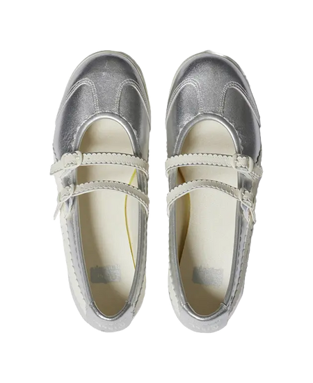 Asics Onitsuka Tiger Mexico 66 Tgrs Silver Cream Womens  vjsneaker.com