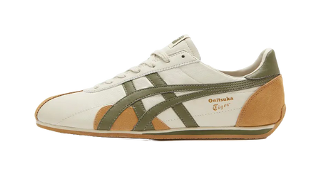 Asics Onitsuka Tiger Runspark Beige Olive Green Mustard Yellow  vjsneaker.com