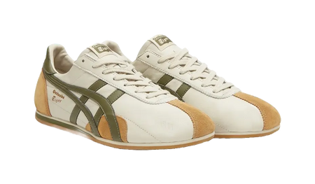 Asics Onitsuka Tiger Runspark Beige Olive Green Mustard Yellow  vjsneaker.com
