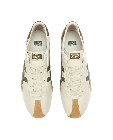 Asics Onitsuka Tiger Runspark Beige Olive Green Mustard Yellow  vjsneaker.com