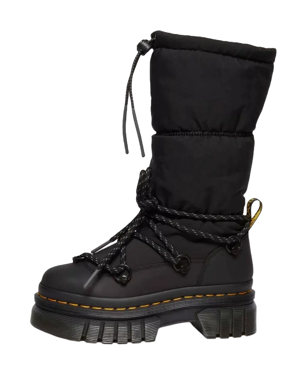 Audrick Wmns Dr.Martens Padded High Black  vjsneaker.com