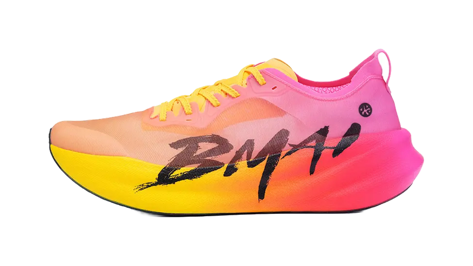 BMAI Jingtan 3.0 Turbo Support Abrasion Resistant Breathable Slip Resistant Low Top Running Shoes Unisex Golden Glow  vjsneaker.com