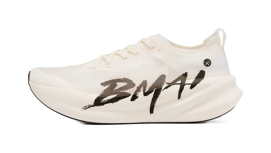 BMAI Shock Carbon 3.0 Cushioning Support Wear Resistant Breathable Slip Resistant Mid Top Running Shoes Unisex Natural  vjsneaker.com