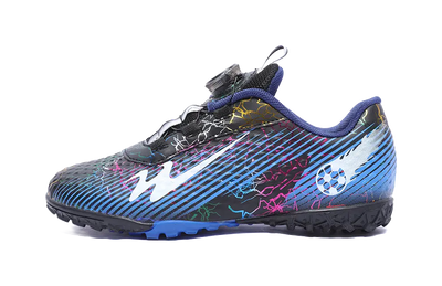 Binary Comfortable Low top Kids Soccer Shoes Blue Black Kids  VJSNEAKER