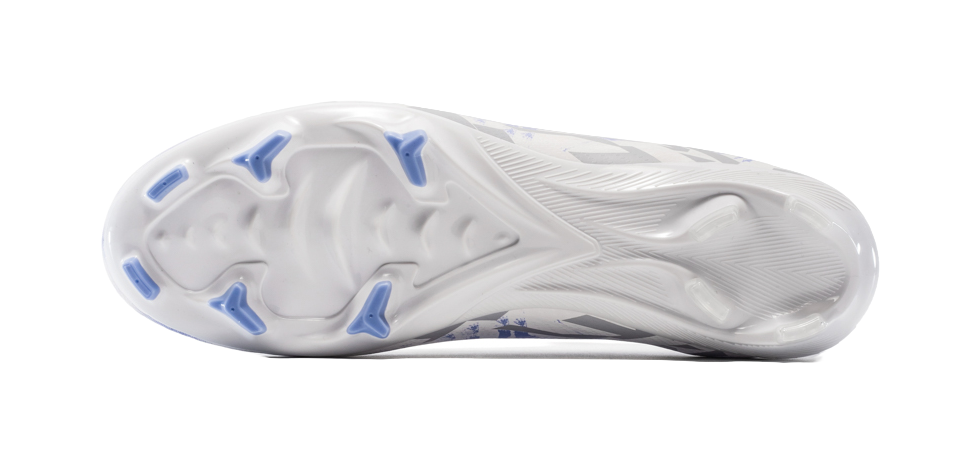 Binary FG Soccer Cleats - Firm Ground Football Boots with Cushioning Lightweight & Abrasion Resistant Unisex White 