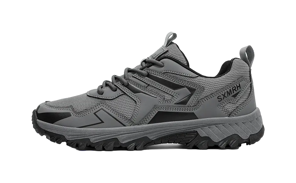 Binary Men's Low-Top Outdoor Shoes - Lightweight & Breathable for Outdoor Sports Dark Grey 